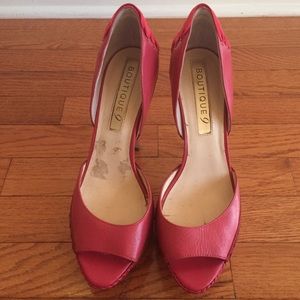 Boutique 9 Pink Heels Size:8